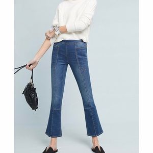 Anthro Pilcro High Rise Utility Cropped Jeans 26